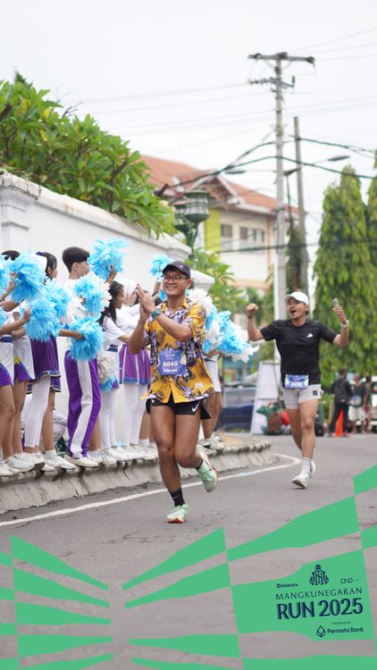 Race photo from Mangkunegaran Run 2025