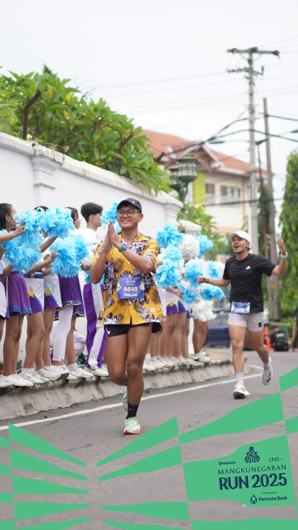 Race photo from Mangkunegaran Run 2025