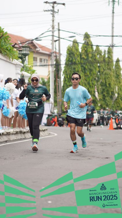 Race photo from Mangkunegaran Run 2025