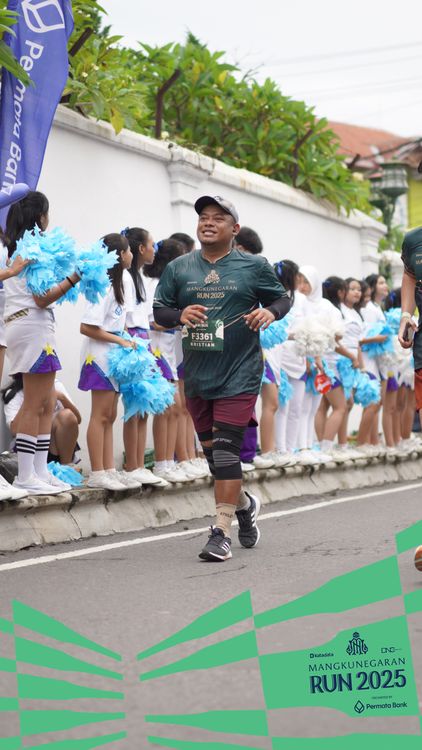 Race photo from Mangkunegaran Run 2025