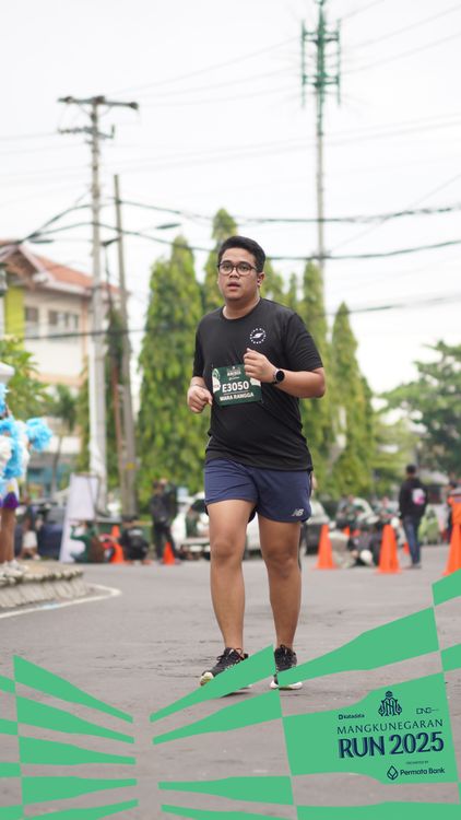 Race photo from Mangkunegaran Run 2025