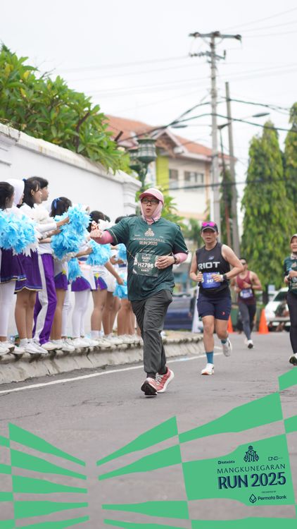 Race photo from Mangkunegaran Run 2025