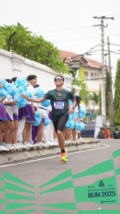 Race photo from Mangkunegaran Run 2025