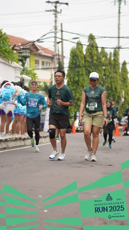 Race photo from Mangkunegaran Run 2025