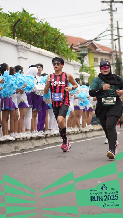 Race photo from Mangkunegaran Run 2025