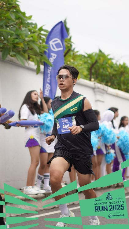 Race photo from Mangkunegaran Run 2025
