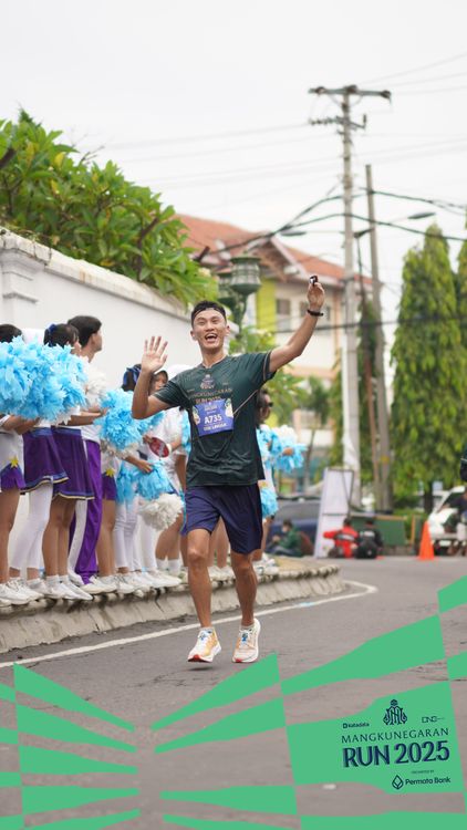 Race photo from Mangkunegaran Run 2025