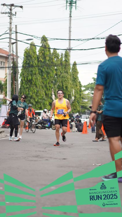 Race photo from Mangkunegaran Run 2025