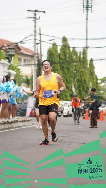 Race photo from Mangkunegaran Run 2025