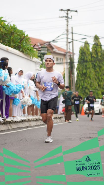 Race photo from Mangkunegaran Run 2025
