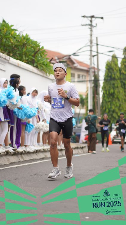 Race photo from Mangkunegaran Run 2025