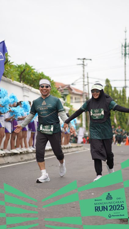 Race photo from Mangkunegaran Run 2025