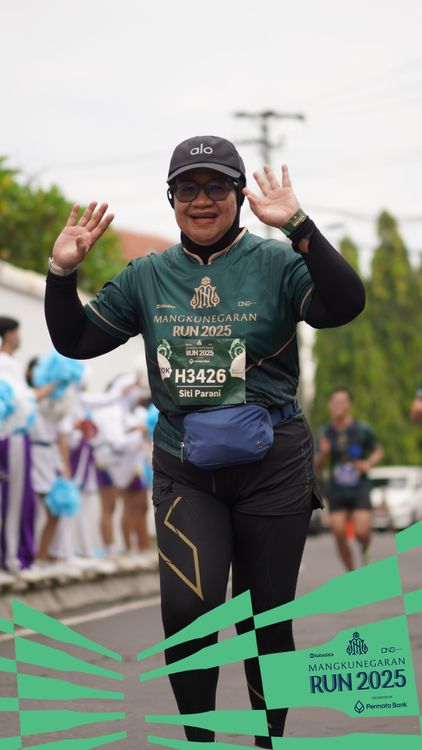 Race photo from Mangkunegaran Run 2025