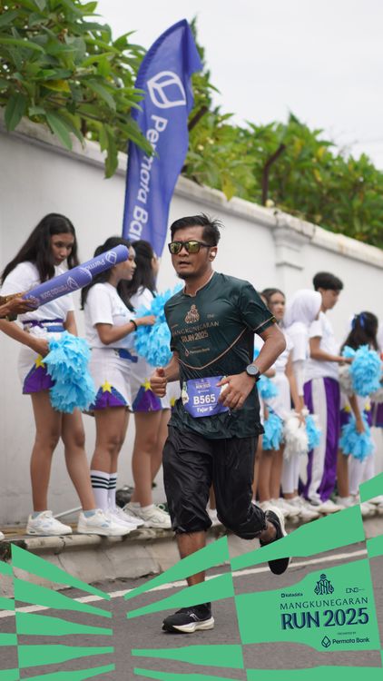 Race photo from Mangkunegaran Run 2025