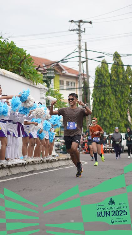 Race photo from Mangkunegaran Run 2025
