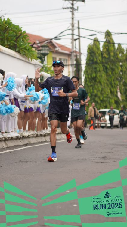 Race photo from Mangkunegaran Run 2025