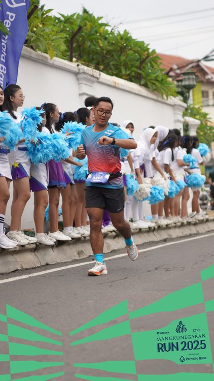 Race photo from Mangkunegaran Run 2025