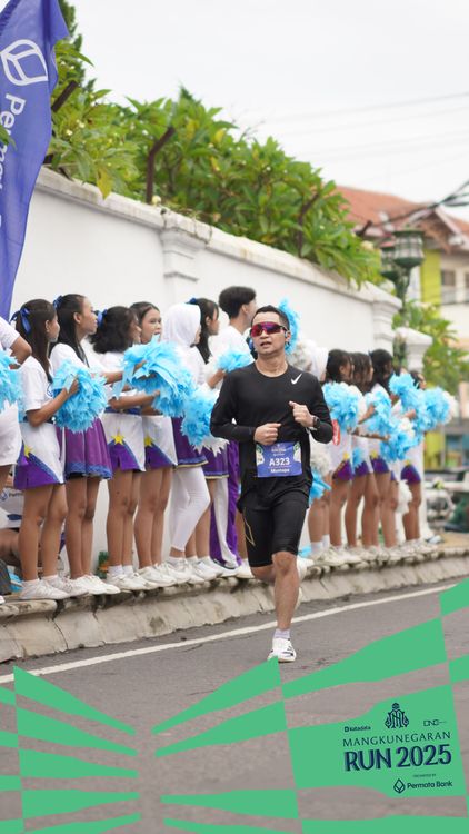 Race photo from Mangkunegaran Run 2025