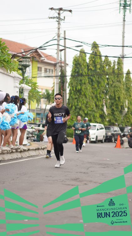 Race photo from Mangkunegaran Run 2025