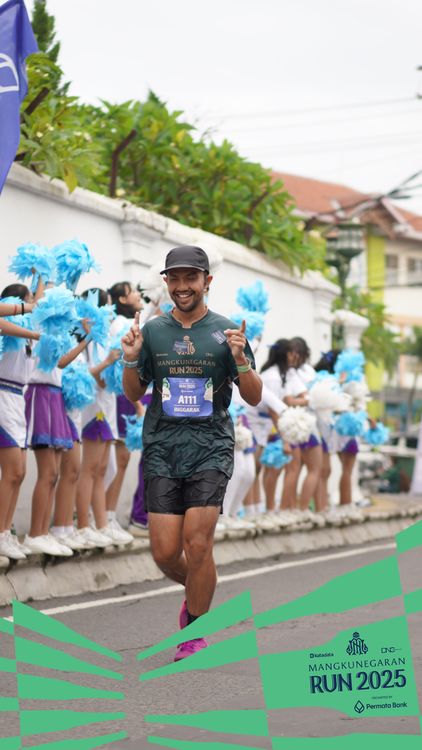 Race photo from Mangkunegaran Run 2025
