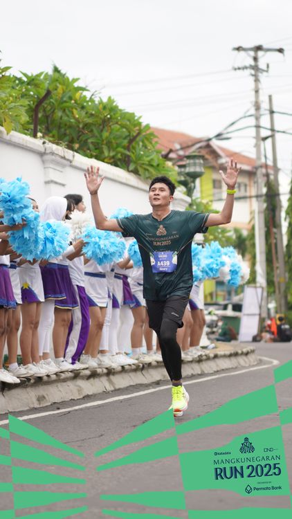 Race photo from Mangkunegaran Run 2025