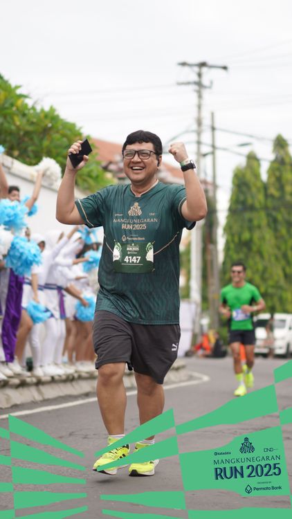 Race photo from Mangkunegaran Run 2025