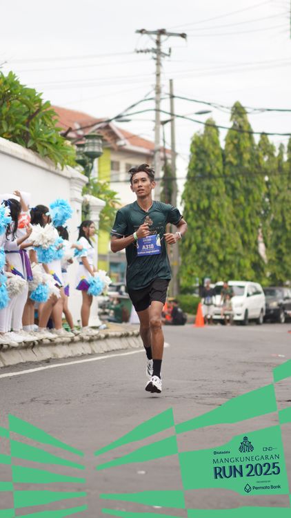 Race photo from Mangkunegaran Run 2025