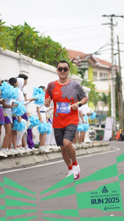 Race photo from Mangkunegaran Run 2025