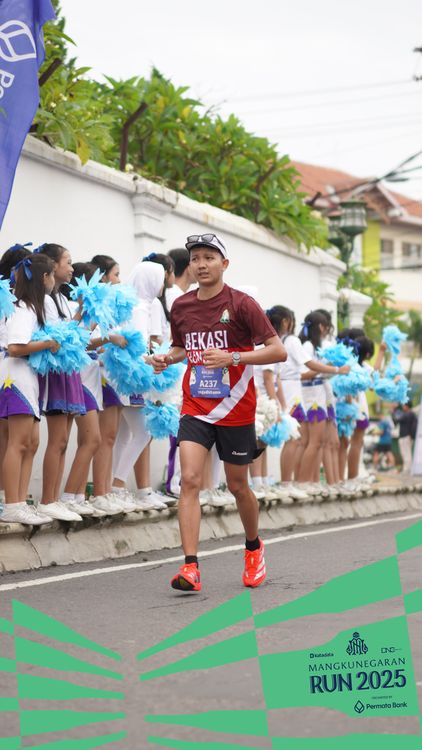 Race photo from Mangkunegaran Run 2025