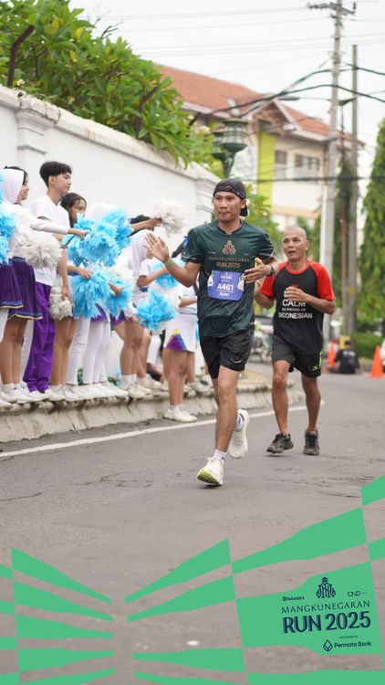 Race photo from Mangkunegaran Run 2025