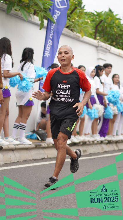 Race photo from Mangkunegaran Run 2025