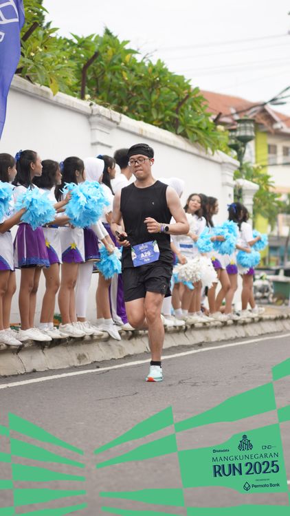 Race photo from Mangkunegaran Run 2025