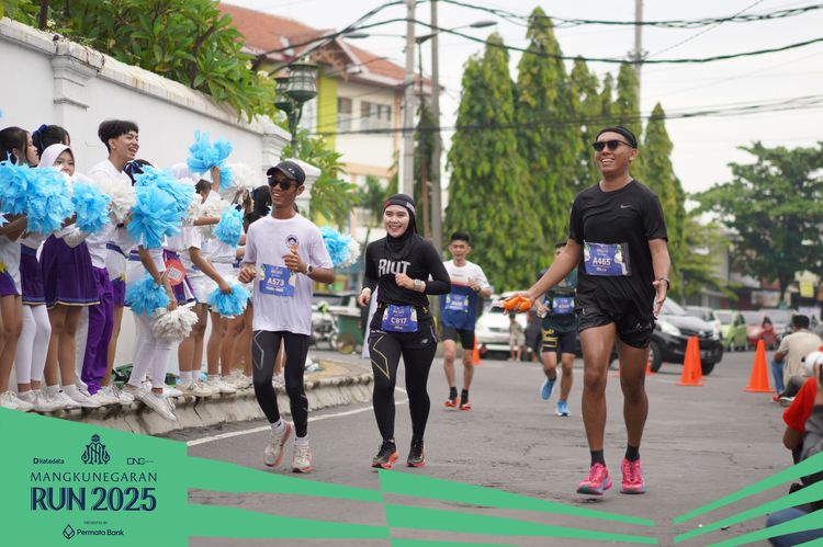 Race photo from Mangkunegaran Run 2025