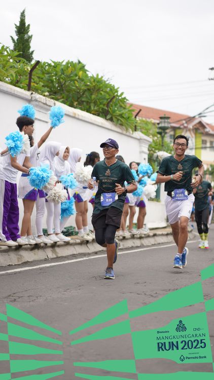 Race photo from Mangkunegaran Run 2025