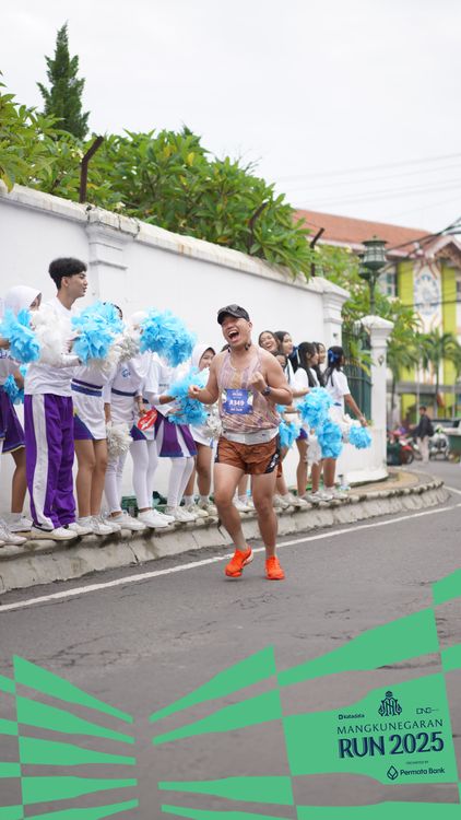 Race photo from Mangkunegaran Run 2025