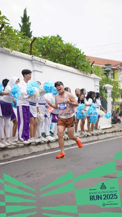 Race photo from Mangkunegaran Run 2025