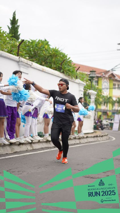 Race photo from Mangkunegaran Run 2025