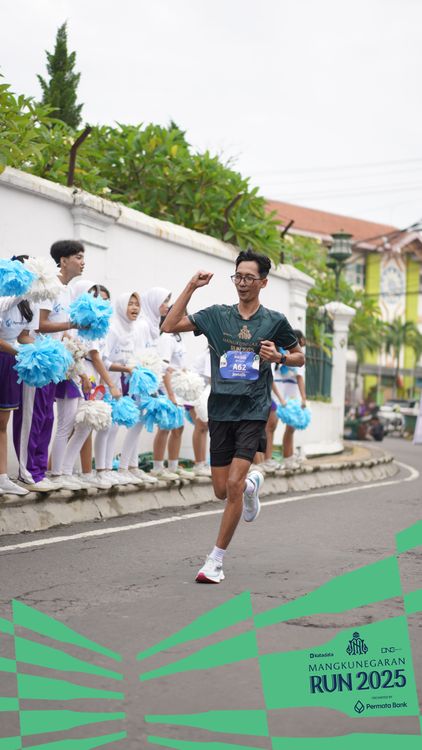 Race photo from Mangkunegaran Run 2025