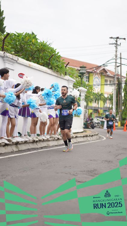 Race photo from Mangkunegaran Run 2025