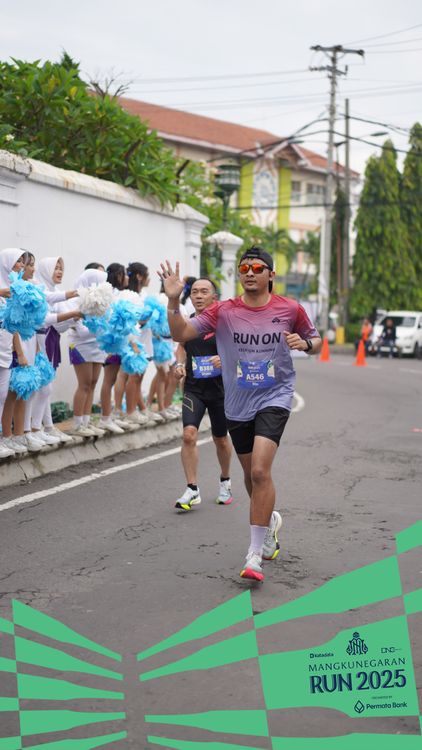 Race photo from Mangkunegaran Run 2025