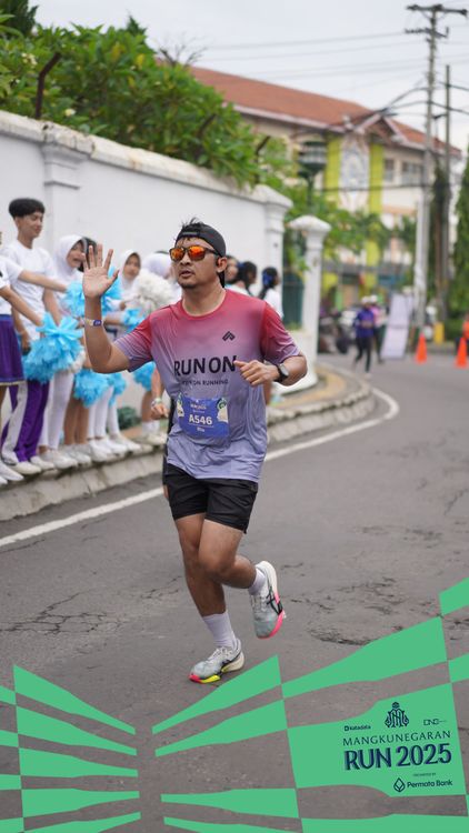 Race photo from Mangkunegaran Run 2025