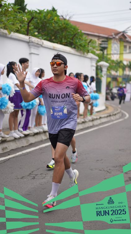 Race photo from Mangkunegaran Run 2025