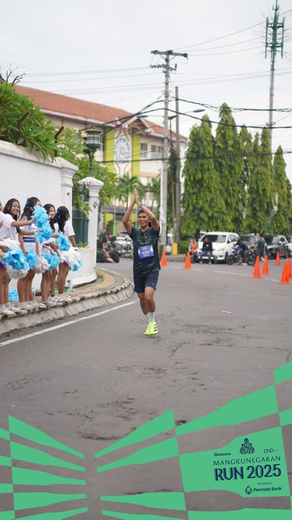 Race photo from Mangkunegaran Run 2025