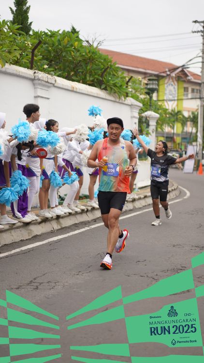Race photo from Mangkunegaran Run 2025