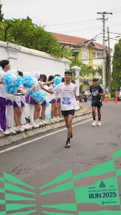 Race photo from Mangkunegaran Run 2025