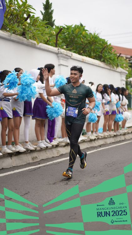 Race photo from Mangkunegaran Run 2025