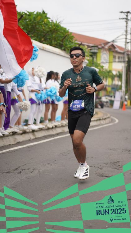 Race photo from Mangkunegaran Run 2025
