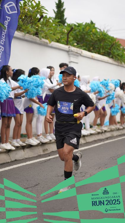 Race photo from Mangkunegaran Run 2025