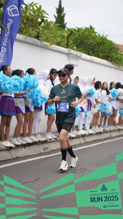 Race photo from Mangkunegaran Run 2025