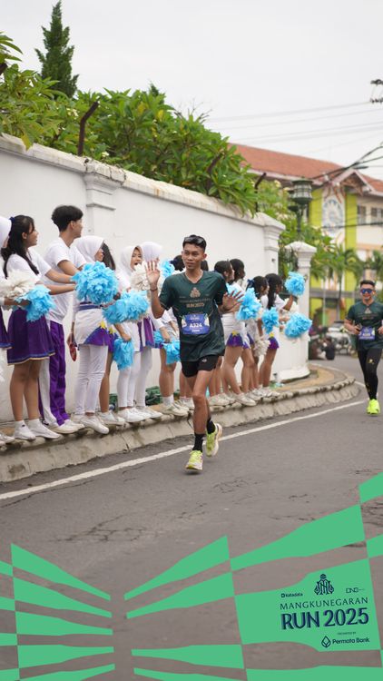Race photo from Mangkunegaran Run 2025